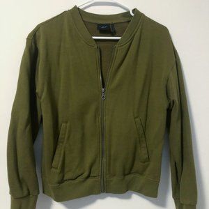 UO Fleece Bomber Jacket